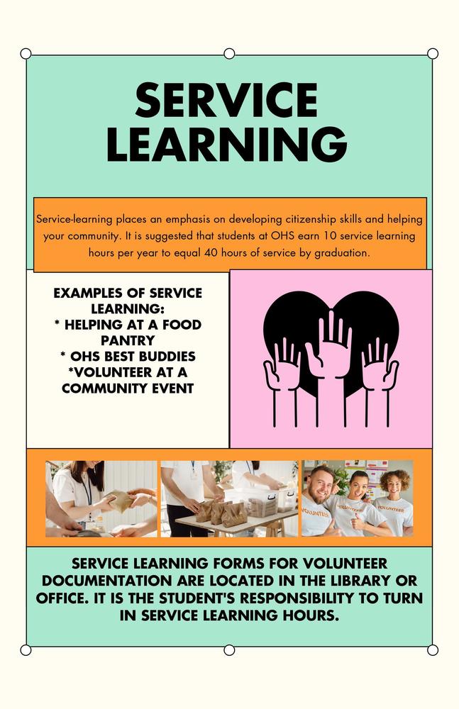Service Learning Flyer
